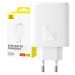 Nabíjačka Baseus Wall charger OS-Cube Pro 2xUSB-C + USB, 65W (white)