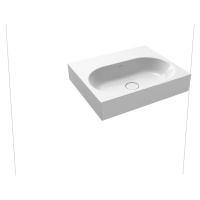 Umývadlo Kaldewei Centro 3061 60x50 cm alpská biela bez otvoru pre batériu, bez prepadu 90340600