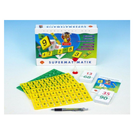 Supermatematik spoločenská hra náučná v krabici 29x19cm Teddies