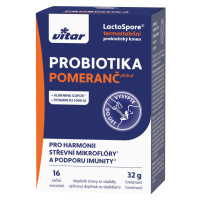 VITAR Probiotiká + vláknina + vitamín C a D 16 sáčkov