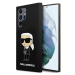 Kryt Karl Lagerfeld KLHCS24LSNIKBCK S24 Ultra S928 hardcase black Silicone Ikonik (KLHCS24LSNIKB