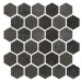Mozaika Cir Materia Prima black storm hexagon 27x27 cm lesk 1069909