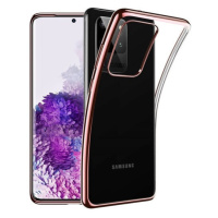 Samsung Galaxy S20 Ultra 5G SM-G988, silikónové puzdro, ESR Essential Crown, priehľadné/červenoz