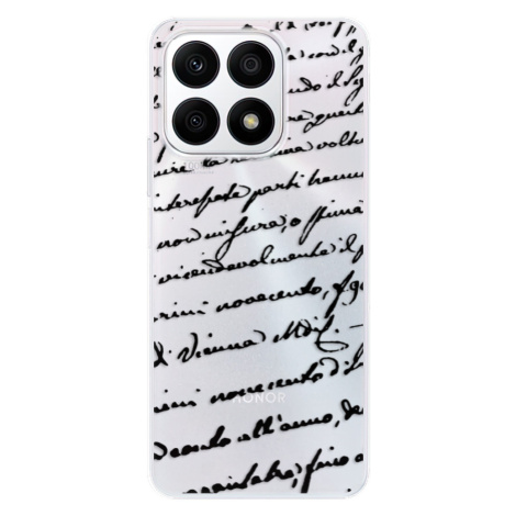 Odolné silikónové puzdro iSaprio - Handwriting 01 - black - Honor X8a