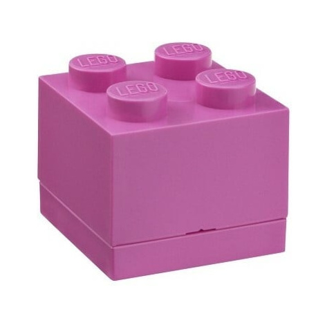 LEGO® mini  box 4 - ružová 46 x 46 x 43 mm