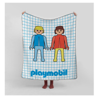 Detská deka z mikrovlákna 130x130 cm Checkerboard – Playmobil