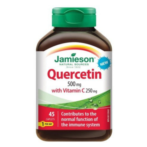 Jamieson Quercetin 500mg s Vitamínom C 250 mg na imunitu 45 tabliet