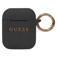 Guess Silicone Case AirPods 1/2 GUACCSILGLBK Black