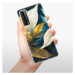 Odolné silikónové puzdro iSaprio - Gold Petals - Huawei P Smart 2021
