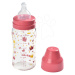 Beaba dojčenská sklenená fľaša Crown 240 ml so širokým hrdlom 911654 ružová