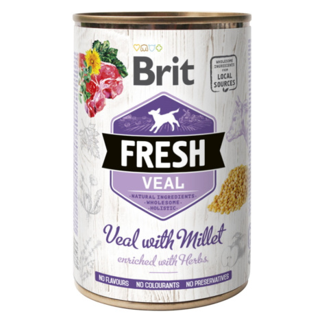 BRIT Fresh Veal with Millet konzerva pre psov 400 g