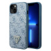 Kryt Guess GUHCP13SP4TPB iPhone 13 mini 5,4" blue hardcase 4G Triangle Logo Cardslot (GUHCP13SP4