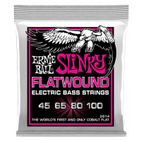 Ernie Ball 2814 Super Slinky Cobalt Flatwound Electric Bass 45-100