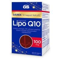 GS Koenzým lipo Q10 100 mg 60 + 10 kapsúl NAVYŠE