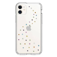 Swarovski kryt Milky Way Clear pre iPhone 11 - Cotton Candy