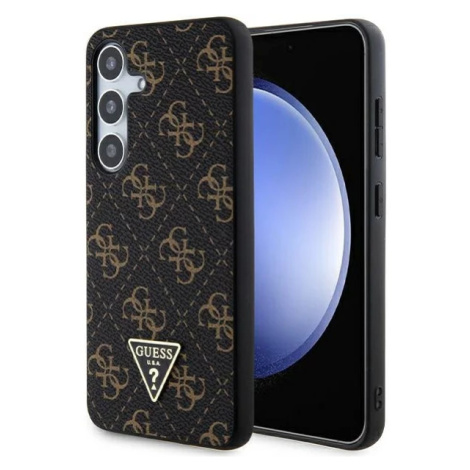 Kryt Guess GUHCS24SPG4GPK S24 S921 black hardcase 4G Triangle (GUHCS24SPG4GPK)