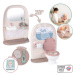 Záchod a kúpeľňa pre bábiky Toilets 2in1 Baby Nurse Smoby obojstranný s WC papierom a 3 doplnky 