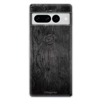 Odolné silikónové puzdro iSaprio - Black Wood 13 - Google Pixel 7 Pro 5G