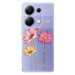Odolné silikónové puzdro iSaprio - Three Flowers - Xiaomi Redmi Note 13 Pro