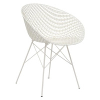 Kartell - Stolička Smatrik Outdoor, biela/biela