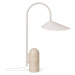 Ferm LIVING Arum stolová lampa, béžová, mramor, oceľ, 50 cm