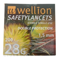 Wellion SAFETYLANCETS 28G - Lanceta bezpečnostná