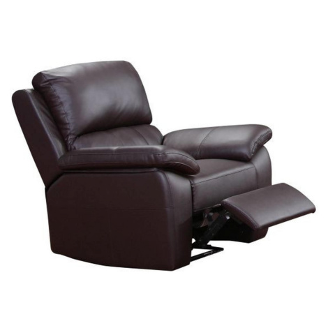 Cantus RELAXAČNÉ KRESLO, textil, koža, hnedá