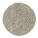 Kusový koberec Sydney Shaggy 3000 natur kruh - 80x80 (průměr) kruh cm Ayyildiz koberce