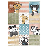 Detský kusový koberec Fun Pets multi Rozmery kobercov: 160x220