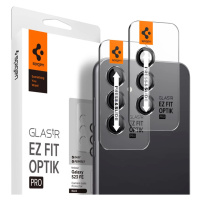 Ochranné sklo Spigen Glass tR EZ Fit Optik Pro Black 2 Pack - Samsung Galaxy S23 FE (AGL06987)