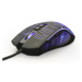 GEMBIRD myš MUSG-RGB-01, podsvícená, 7 tlačítek, černá, 3600DPI,  USB