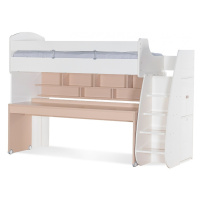 Multifunkčná posteľ ii s výsuvným stolom andy - béžová