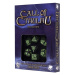 Q-Workshop Sada kostek Call of Cthulhu 7th Edition Dice Set Black and Green