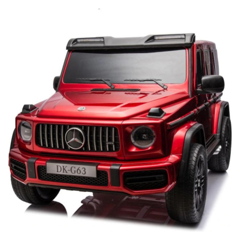 mamido  Elektrické autíčko Mercedes G63 XXL 4x200W 24V MP4 červené
