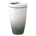 Zeleno-biely porcelánový cestovný hrnček Villeroy &amp; Boch Like To Go, 350 ml