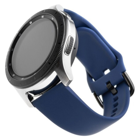 FIXED Silicone Strap so šírkou 22mm smartwatch modrý