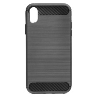 Silikónové puzdro Forcell Carbon pre Apple iPhone 11 čierne