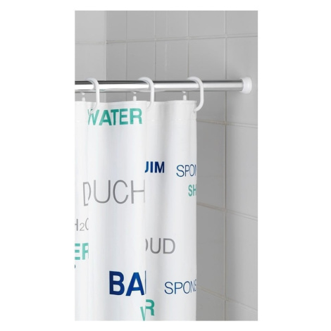 Tyč na sprchový záves v striebornej farbe 110 - 185 cm – Wenko