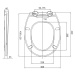 Mereo Mereo, WC sedátko samozatváracie SLIM, MER-CSS114S