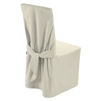 Dekoria Návlek na stoličku, saténová teplá biela, 45 x 94 cm, Vintage 70's, 139-00