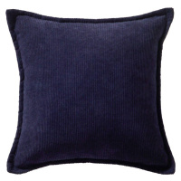 Jednofarebný menčestrový vankúš