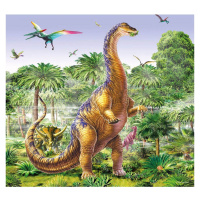 Dino Puzzle Dinosaurus s figúrkou 60 dielikov Brachiosaurus