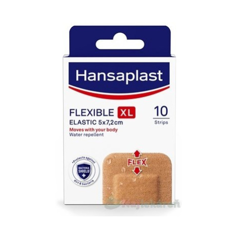 Hansaplast FLEXIBLE XL Elastic 5x7,2cm 10ks