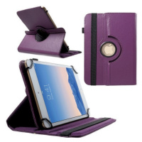 Univerzálne puzdro na TabletPC, puzdro na priečinky, 9-10", stojan, otočné (360°), fialové