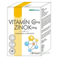 EDENPharma VITAMÍN C + ZINOK, 30 ks