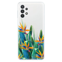 Odolné silikónové puzdro iSaprio - Exotic Flowers - Samsung Galaxy A32