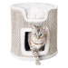 Odpočívadlo Trixie Ria Cat Tower svetlo šedé-prírodné 37cm