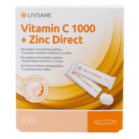 LIVSANE Vitamín C 1000 + zinok direct vrecúška 2,2 g 30 ks