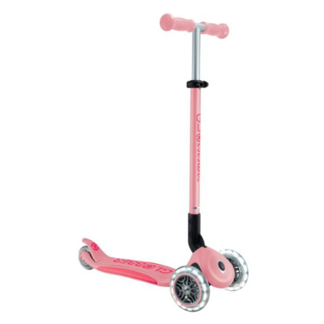 Globber detská skladacia kolobežka - Primo Foldable Plus Lights V2 - Pastel Pink/Fuchsia