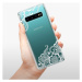 Odolné silikónové puzdro iSaprio - White Lace 02 - Samsung Galaxy S10